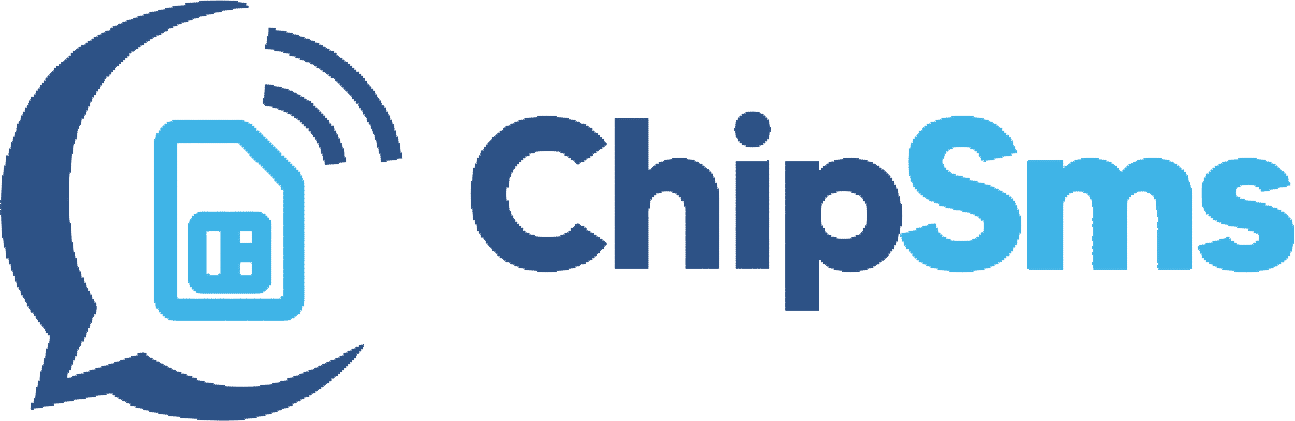 Logo principal do chipsms azul